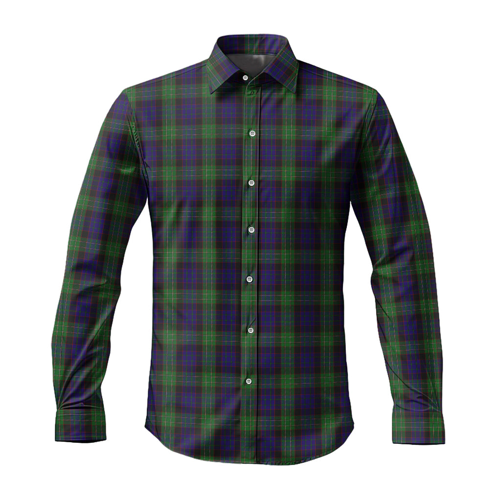 nicolson-green-hunting-tartan-long-sleeve-button-up-shirt