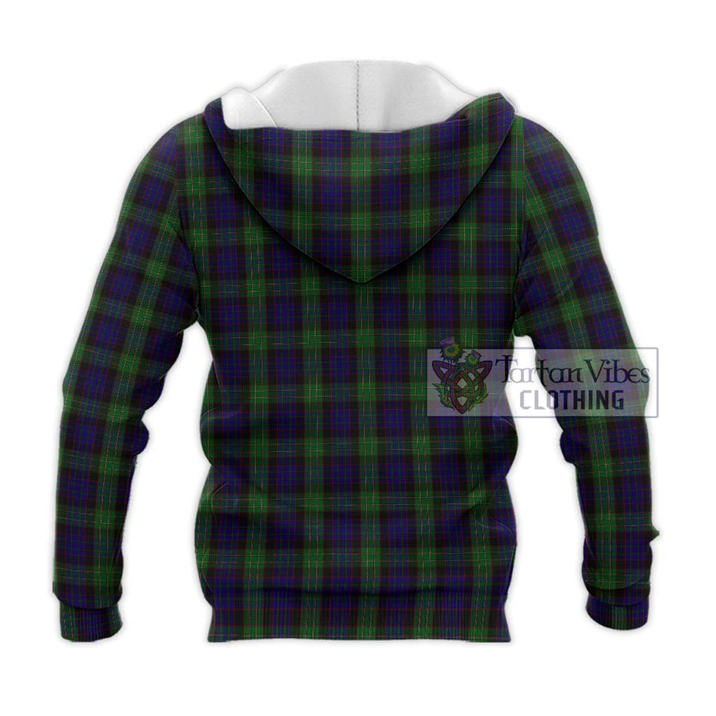 Nicolson Green Hunting Tartan Knitted Hoodie with Family Crest DNA In Me Style - Tartanvibesclothing Shop