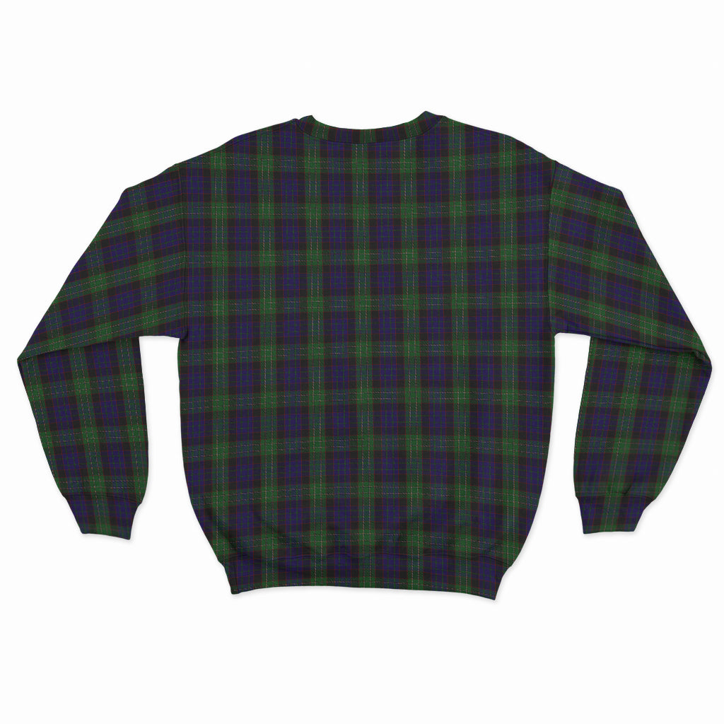 Nicolson Green Hunting Tartan Sweatshirt with Family Crest - Tartan Vibes Clothing