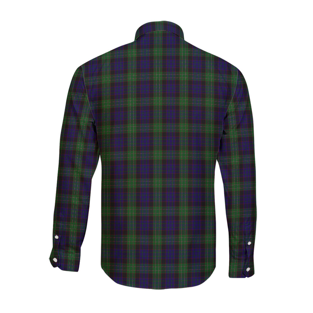 nicolson-green-hunting-tartan-long-sleeve-button-up-shirt-with-family-crest