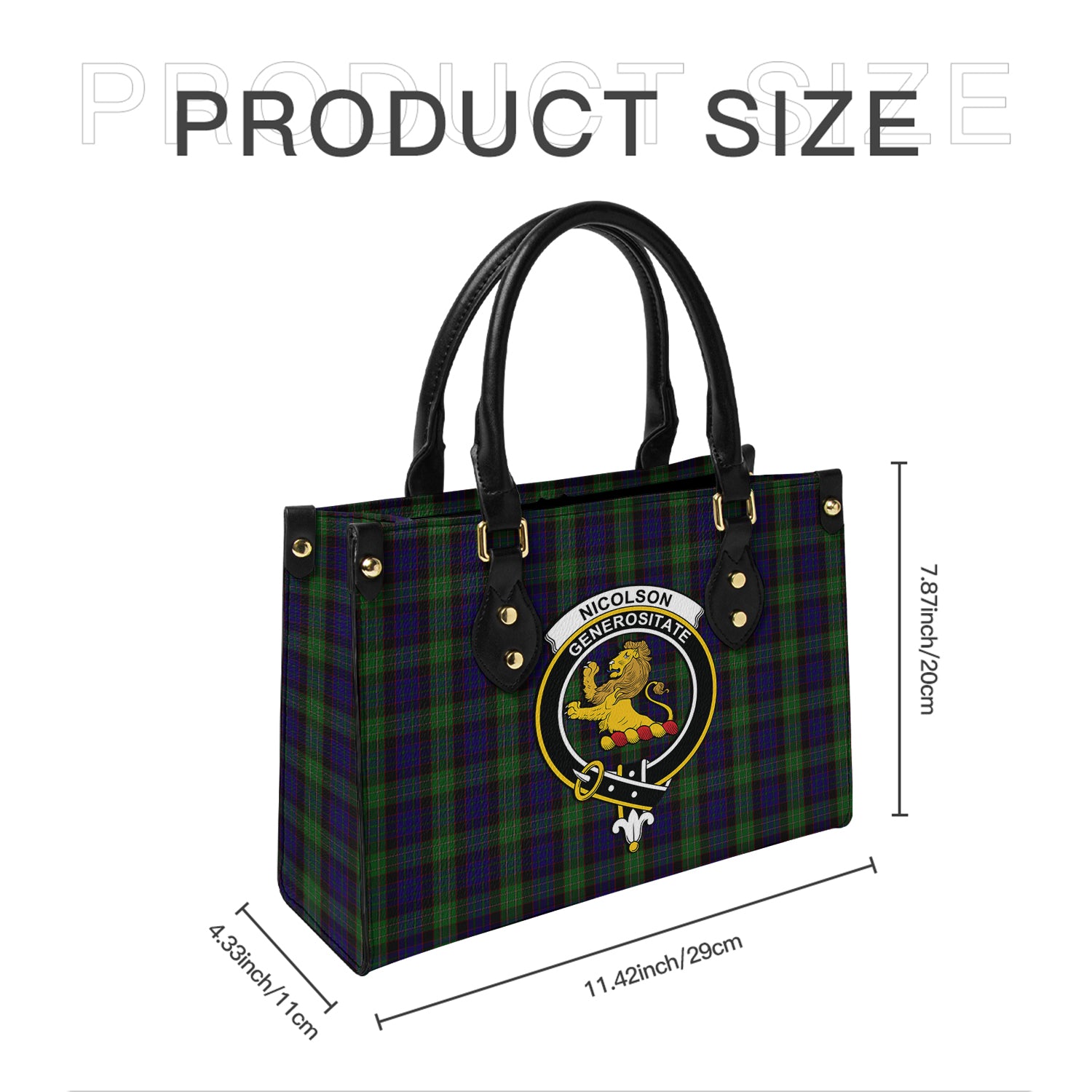 nicolson-green-hunting-tartan-leather-bag-with-family-crest