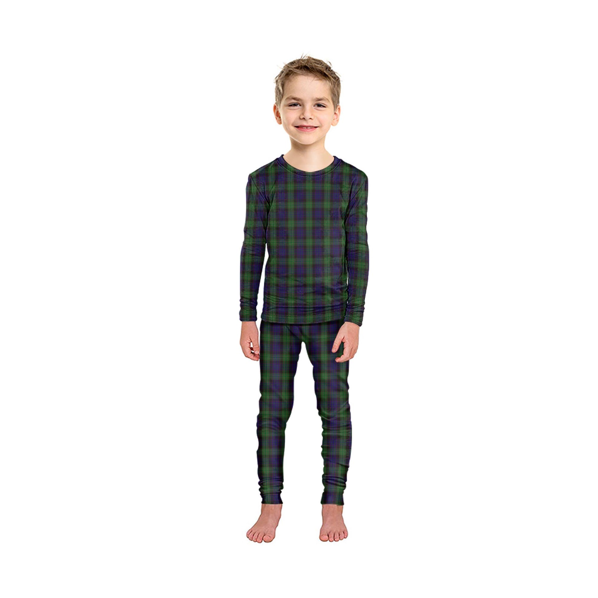 Nicolson Green Hunting Tartan Pajamas Family Set - Tartan Vibes Clothing