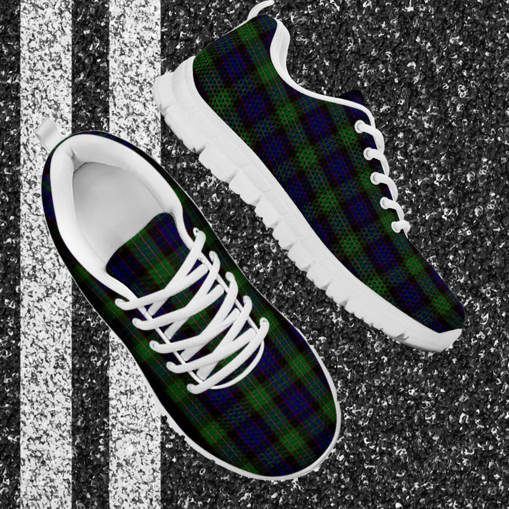 Nicolson Green Hunting Tartan Sneakers - Tartan Vibes Clothing