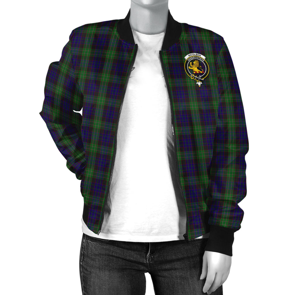 nicolson-green-hunting-tartan-bomber-jacket-with-family-crest