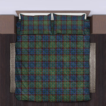 Nicolson Hunting Ancient Tartan Quilt Bed Set