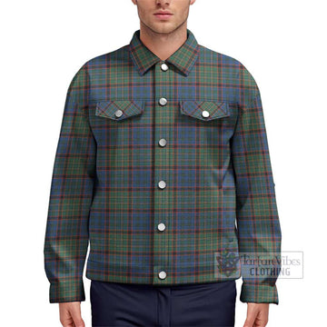 Nicolson Hunting Ancient Tartan Unisex Lapel Cotton Jacket