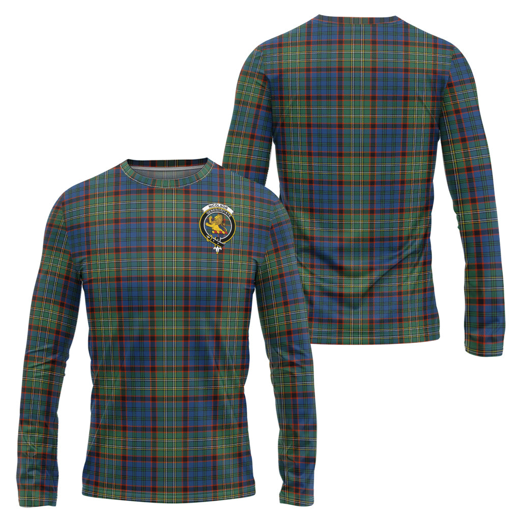 nicolson-hunting-ancient-tartan-long-sleeve-t-shirt-with-family-crest