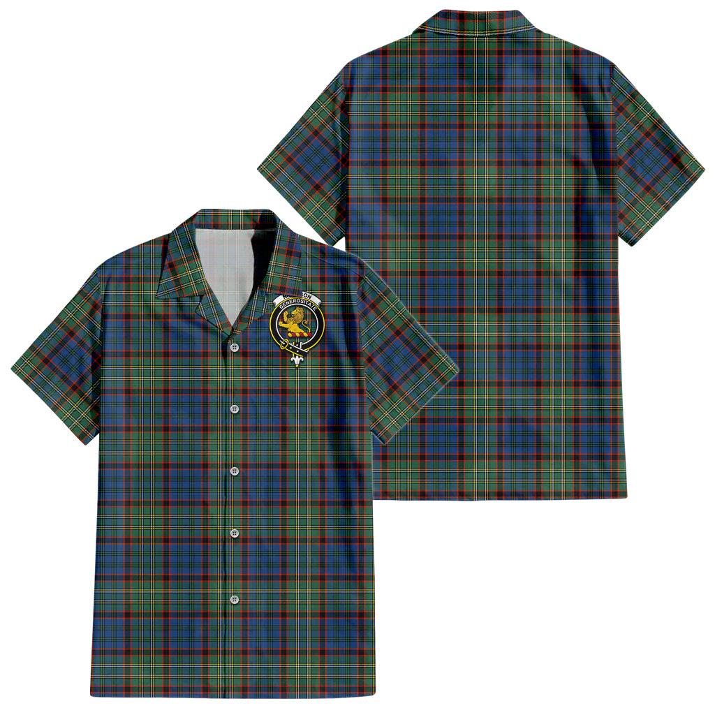 nicolson-hunting-ancient-tartan-short-sleeve-button-down-shirt-with-family-crest