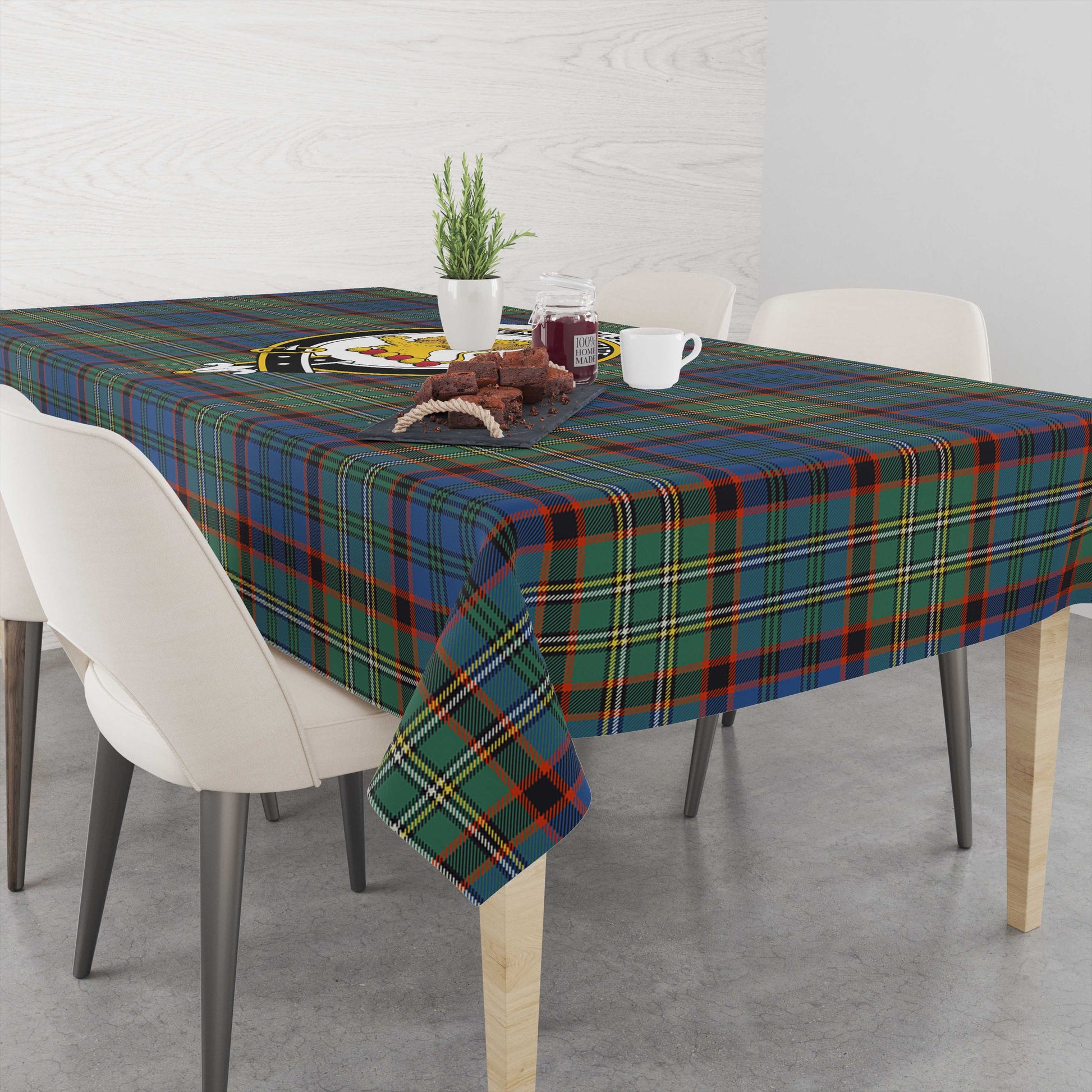 nicolson-hunting-ancient-tatan-tablecloth-with-family-crest