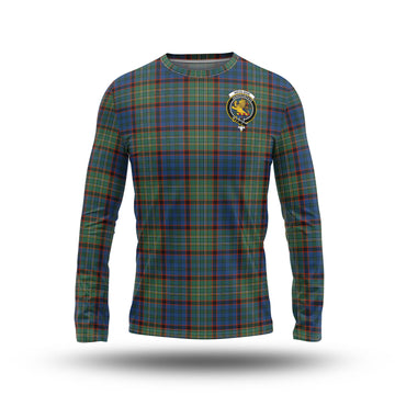 Nicolson Hunting Ancient Tartan Long Sleeve T-Shirt with Family Crest