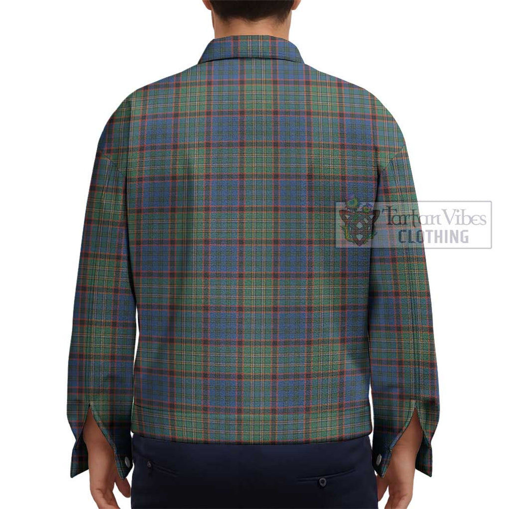 Nicolson Hunting Ancient Tartan Unisex Lapel Cotton Jacket - Tartan Vibes Clothing