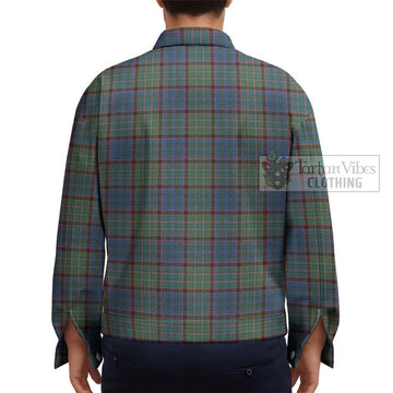 Nicolson Hunting Ancient Tartan Unisex Lapel Cotton Jacket