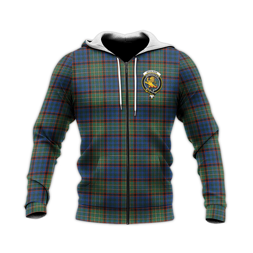 nicolson-hunting-ancient-tartan-knitted-hoodie-with-family-crest