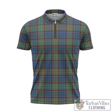 Nicolson Hunting Ancient Tartan Zipper Polo Shirt