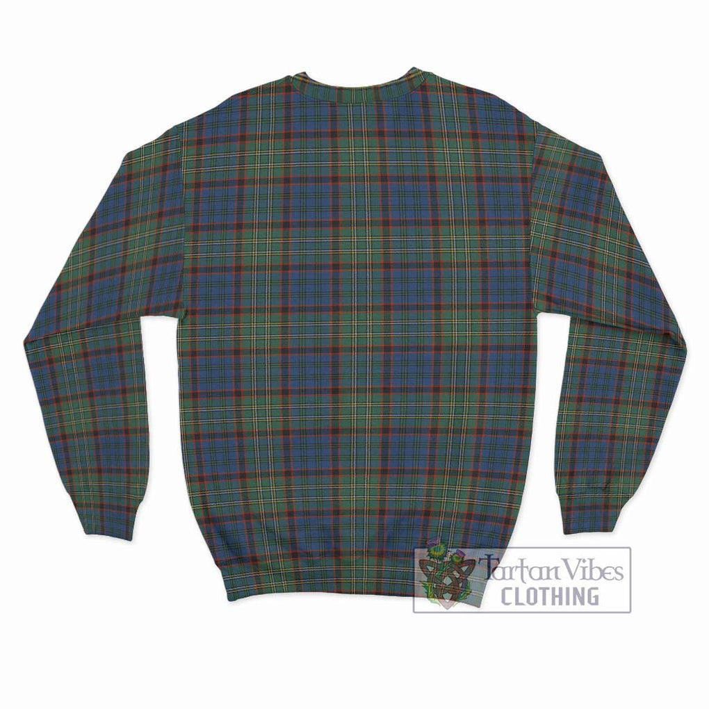 Nicolson Hunting Ancient Tartan Sweatshirt with Family Crest DNA In Me Style - Tartanvibesclothing Shop