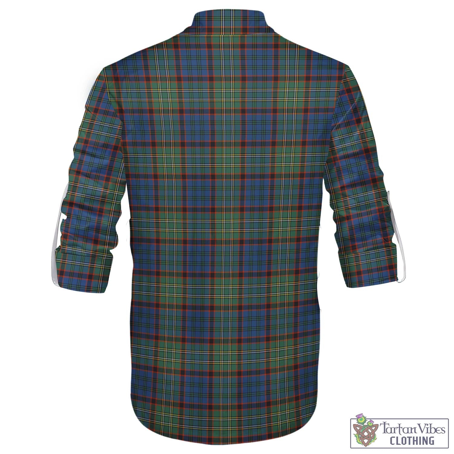 Tartan Vibes Clothing Nicolson Hunting Ancient Tartan Men's Scottish Traditional Jacobite Ghillie Kilt Shirt