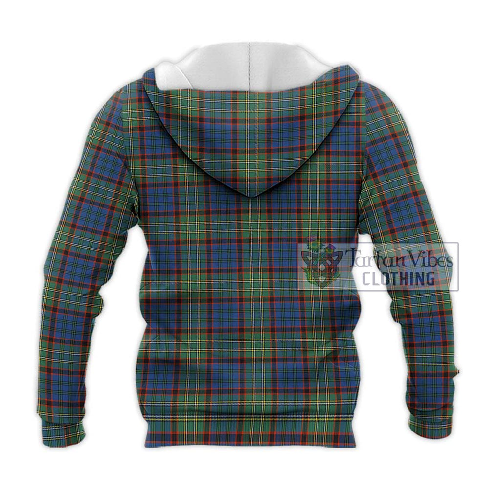 Nicolson Hunting Ancient Tartan Knitted Hoodie with Family Crest DNA In Me Style - Tartanvibesclothing Shop