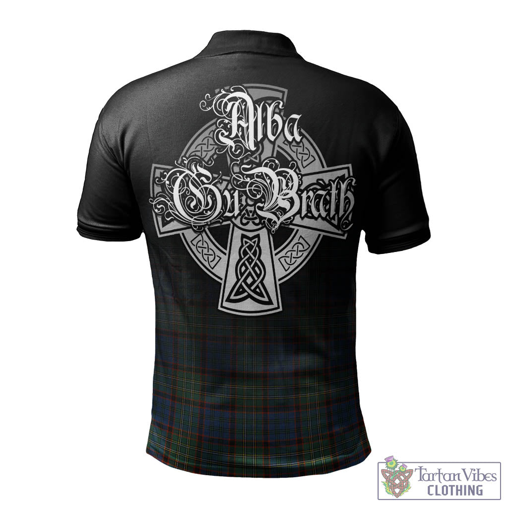 Tartan Vibes Clothing Nicolson Hunting Ancient Tartan Polo Shirt Featuring Alba Gu Brath Family Crest Celtic Inspired