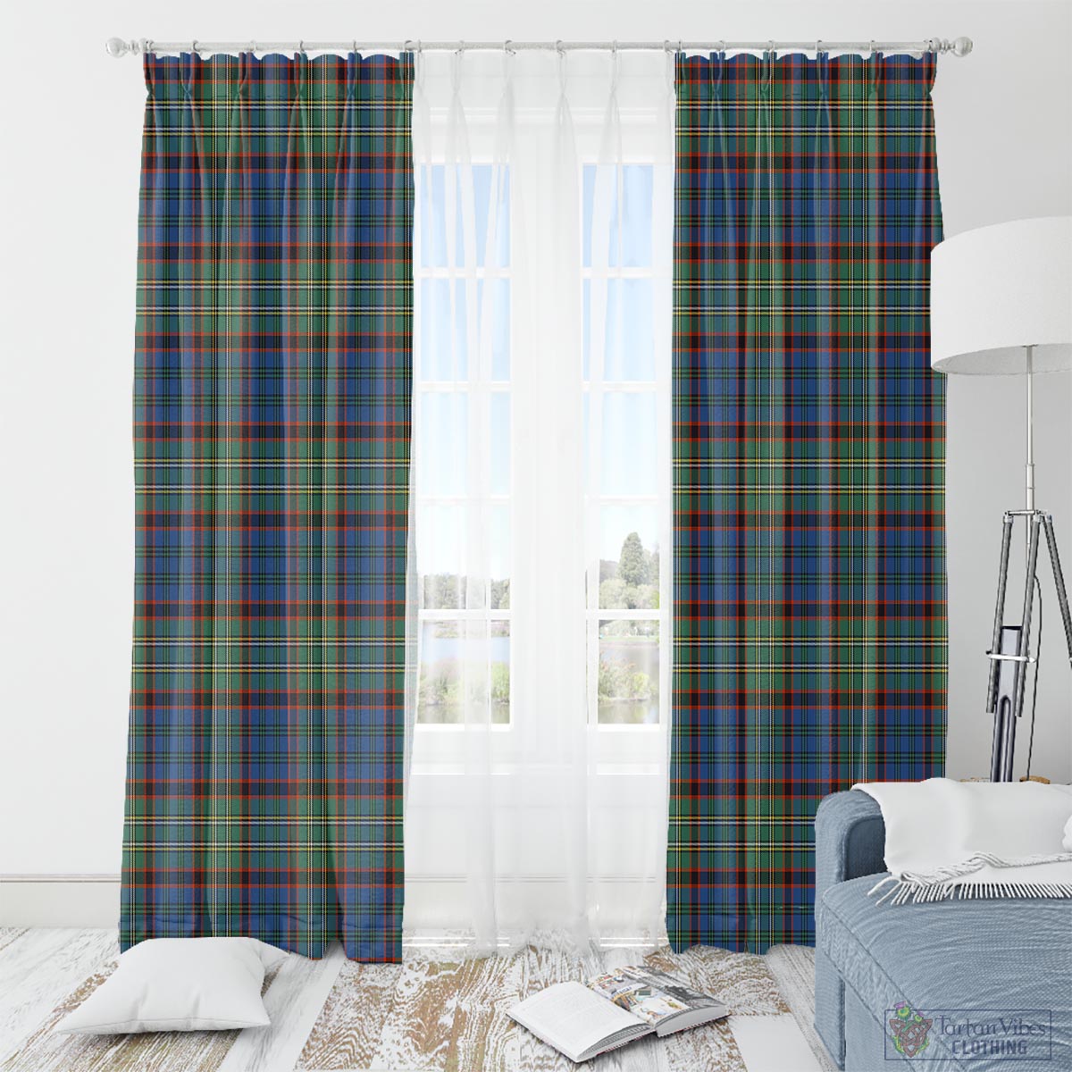 Nicolson Hunting Ancient Tartan Window Curtain