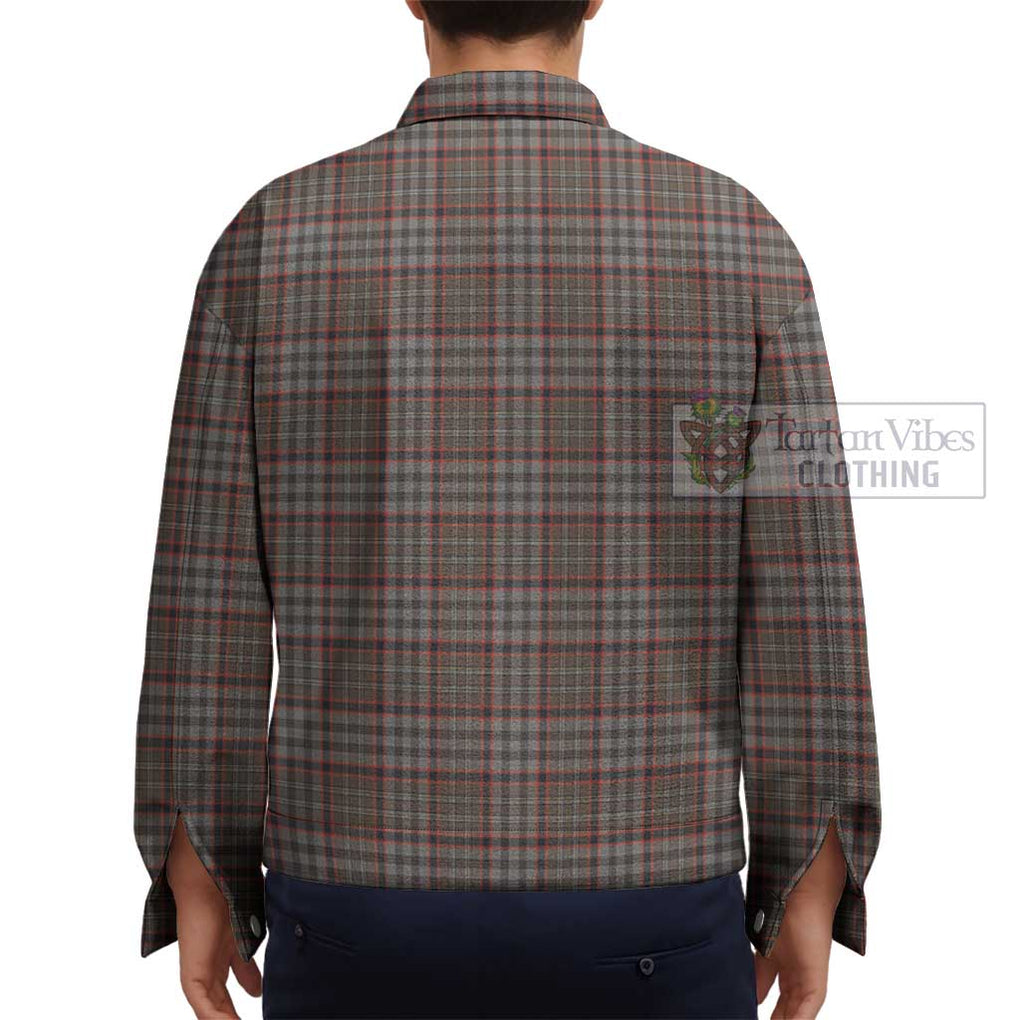 Nicolson Hunting Weathered Tartan Unisex Lapel Cotton Jacket - Tartan Vibes Clothing