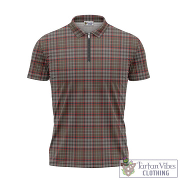 Nicolson Hunting Weathered Tartan Zipper Polo Shirt