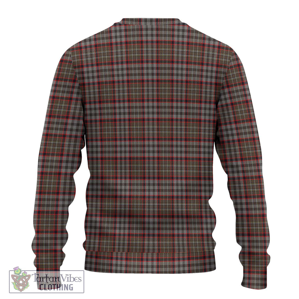 Nicolson Hunting Weathered Tartan Knitted Sweater with Family Crest DNA In Me Style - Tartanvibesclothing Shop