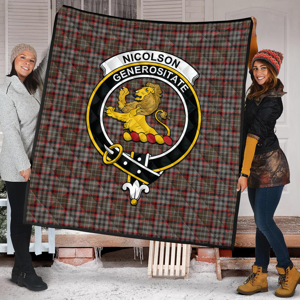 nicolson-hunting-weathered-tartan-quilt-with-family-crest