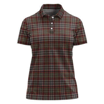 Nicolson Hunting Weathered Tartan Polo Shirt For Women