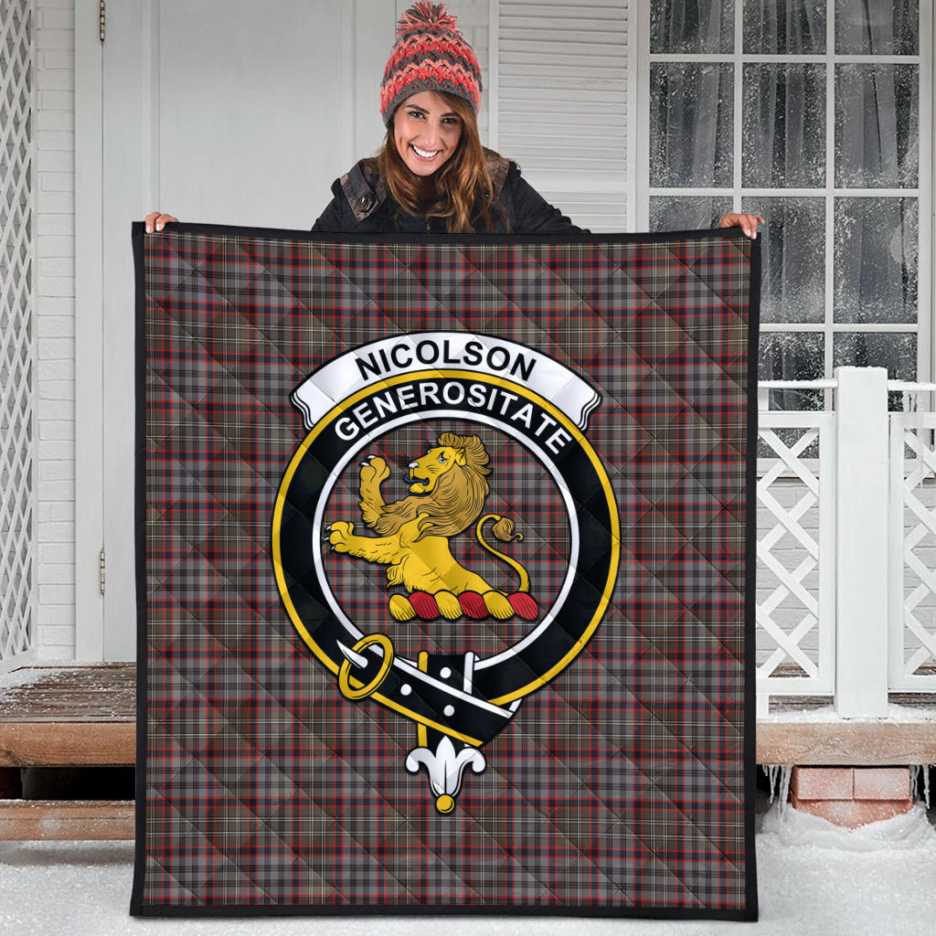 nicolson-hunting-weathered-tartan-quilt-with-family-crest