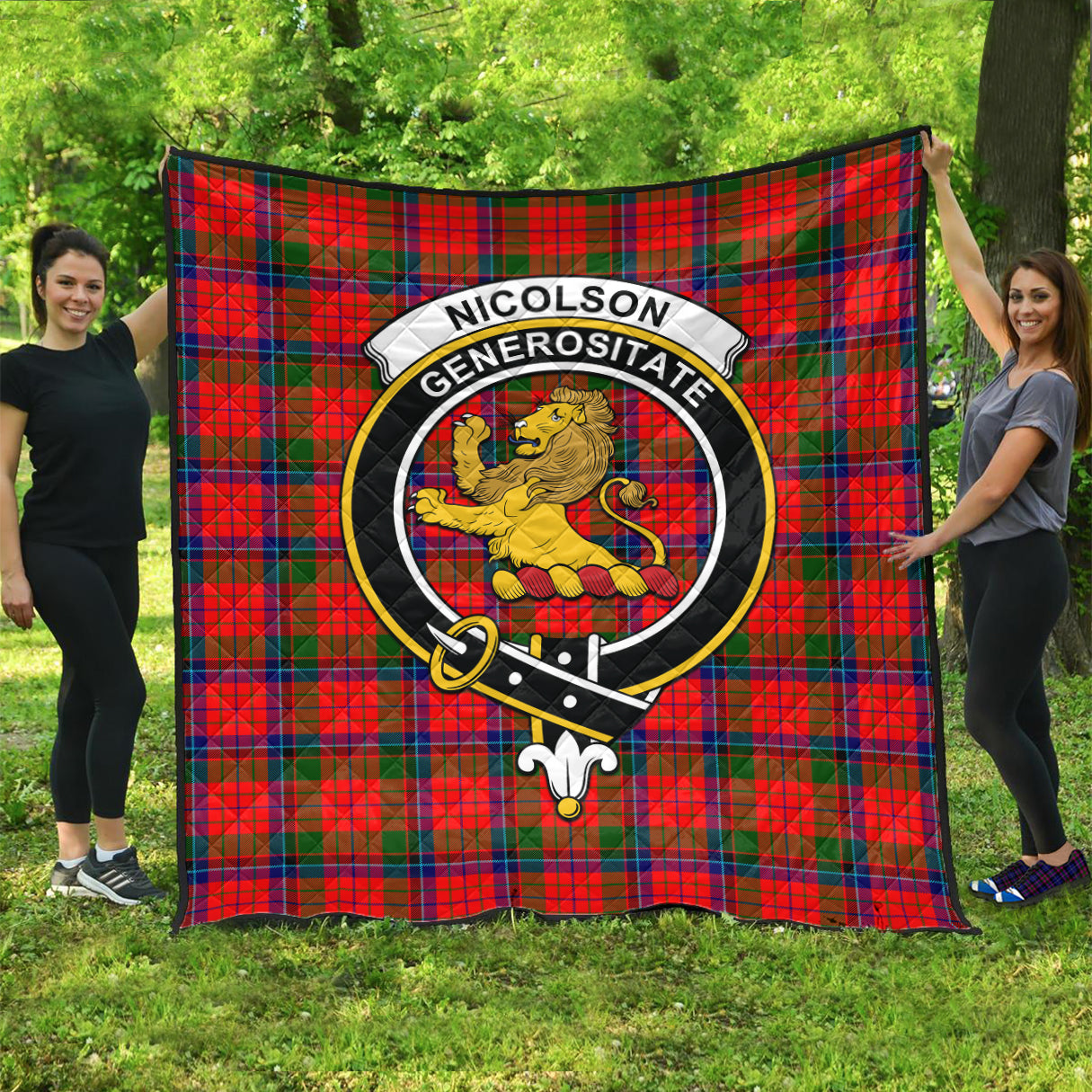 nicolson-modern-tartan-quilt-with-family-crest