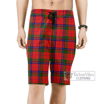 Nicolson Modern Tartan Men's Board Shorts