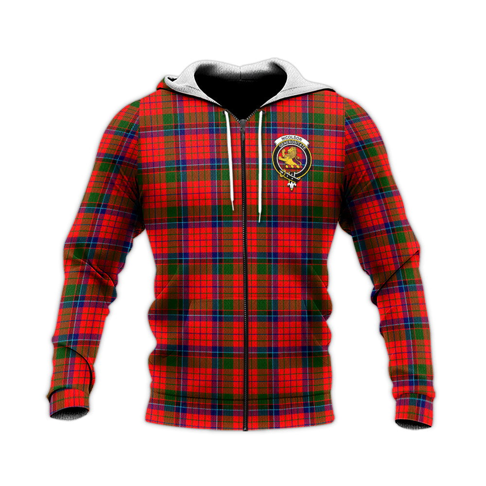 nicolson-modern-tartan-knitted-hoodie-with-family-crest