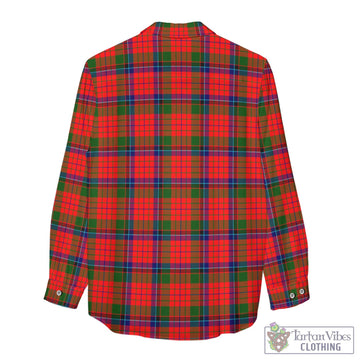 Nicolson Modern Tartan Women's Casual Shirt with Family Crest