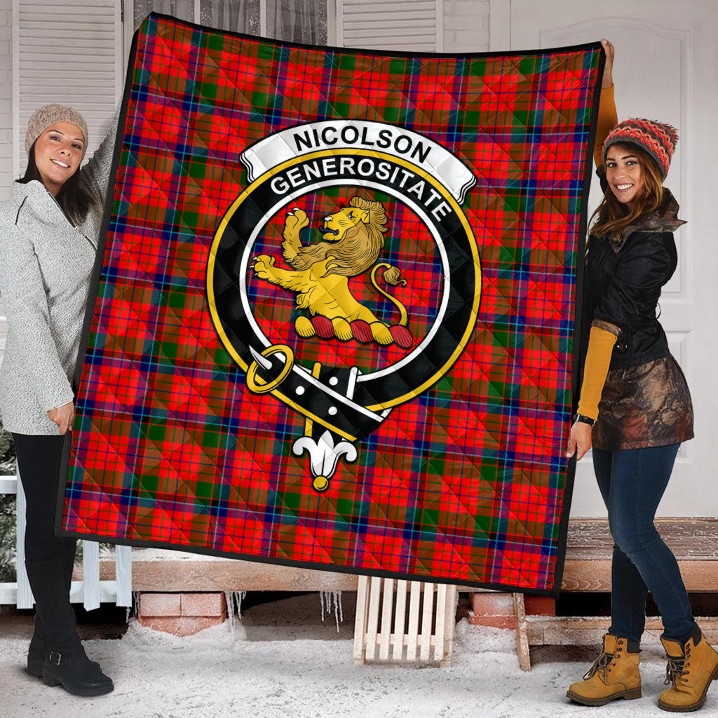 nicolson-modern-tartan-quilt-with-family-crest