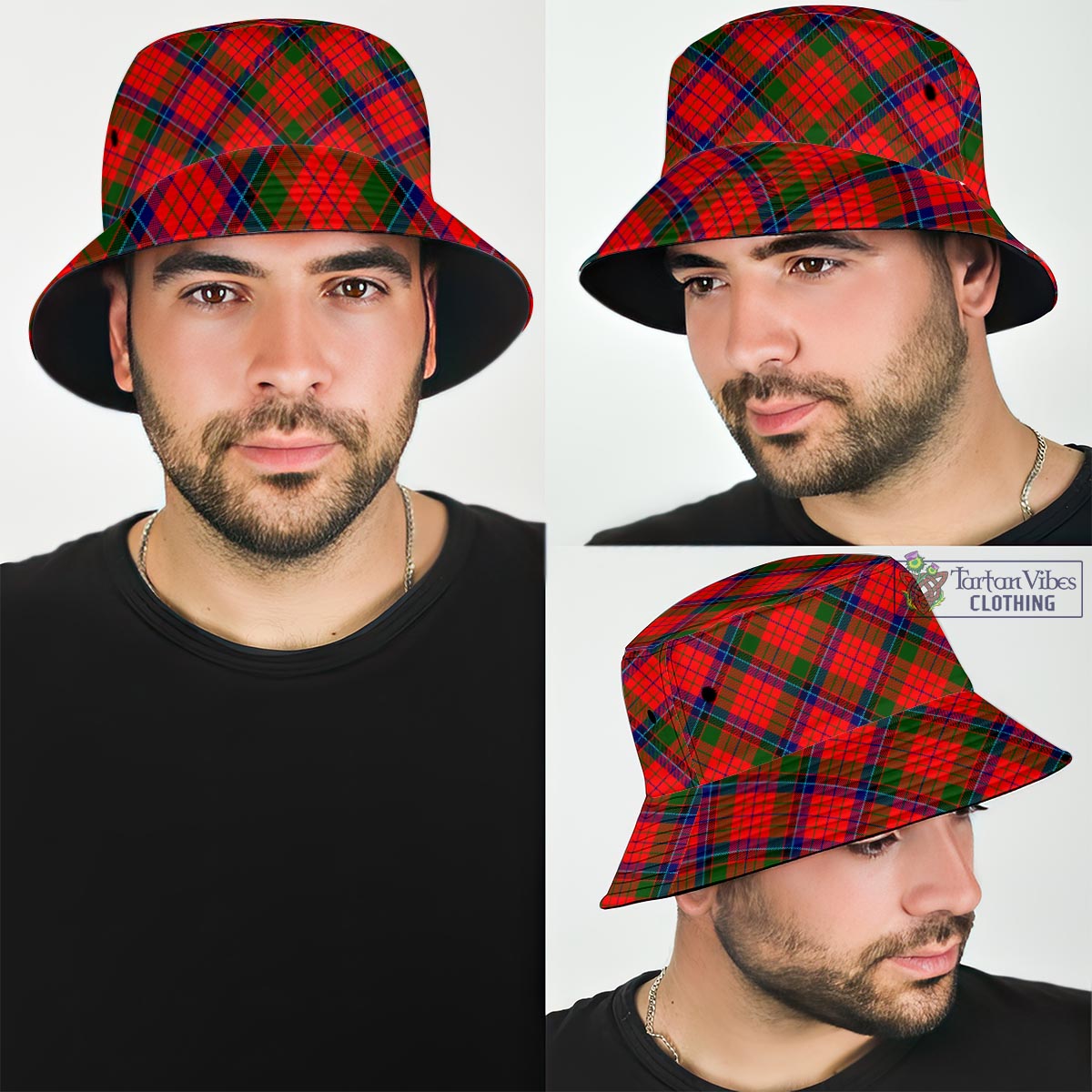 Tartan Vibes Clothing Nicolson Modern Tartan Bucket Hat