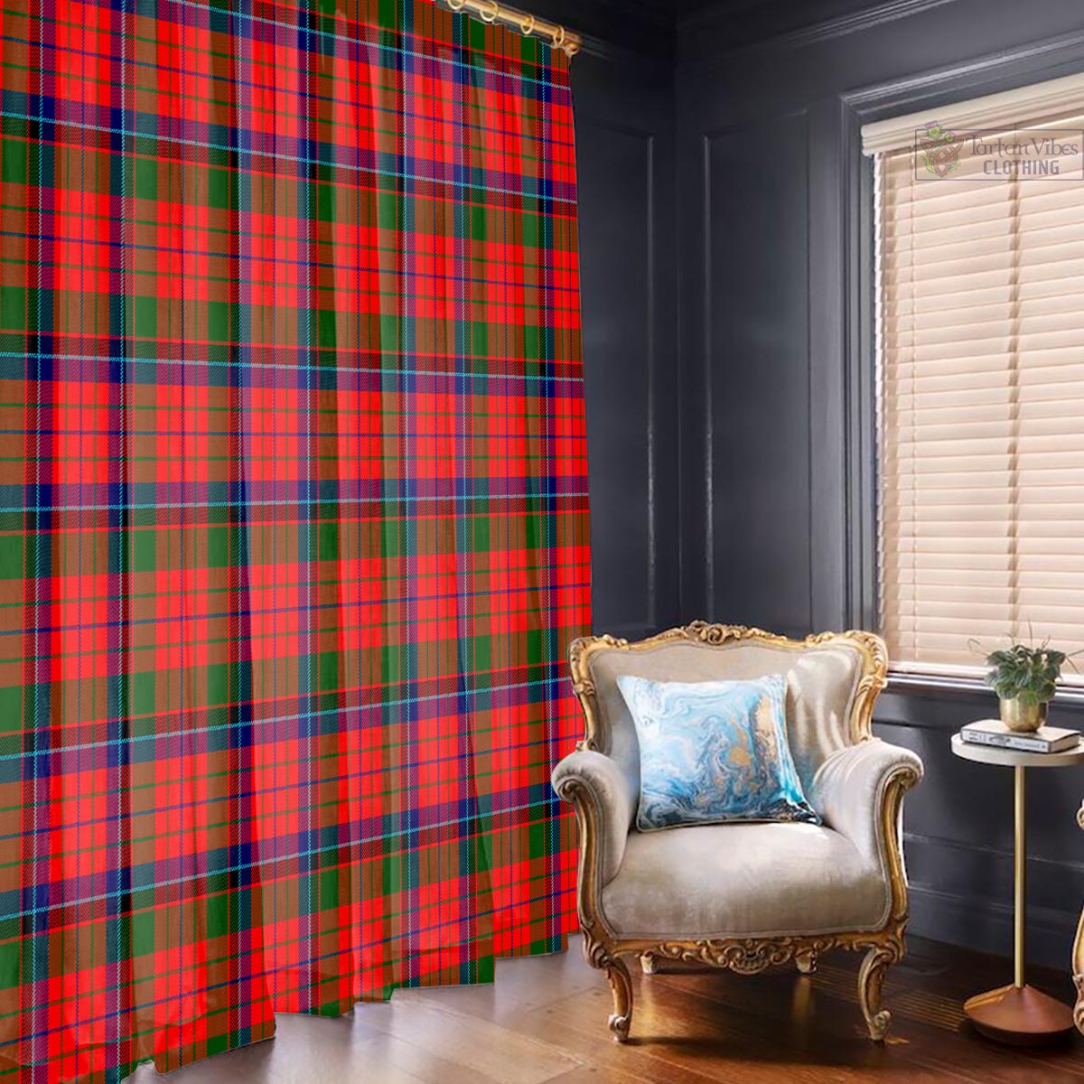 Nicolson Modern Tartan Window Curtain