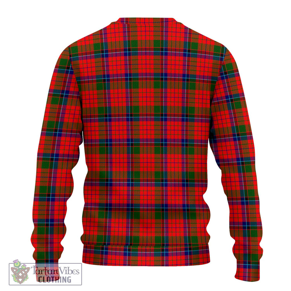 Nicolson Modern Tartan Knitted Sweater with Family Crest DNA In Me Style - Tartanvibesclothing Shop