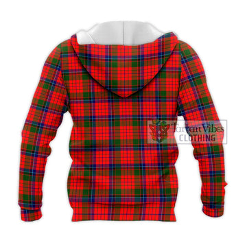 Nicolson Modern Tartan Knitted Hoodie with Family Crest DNA In Me Style