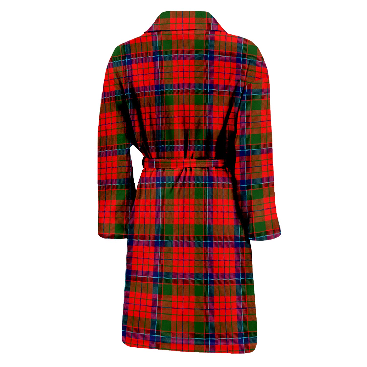 Nicolson Modern Tartan Bathrobe with Family Crest - Tartan Vibes Clothing