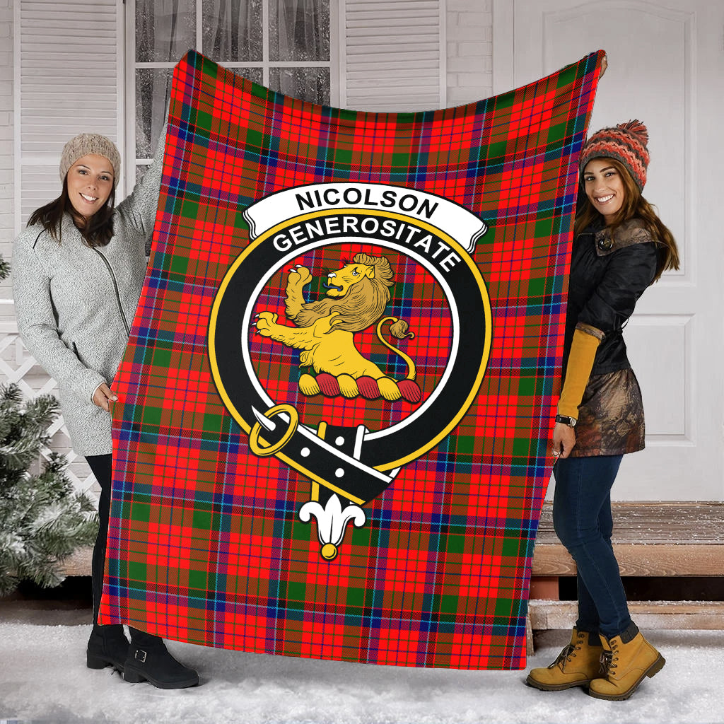 nicolson-modern-tartab-blanket-with-family-crest