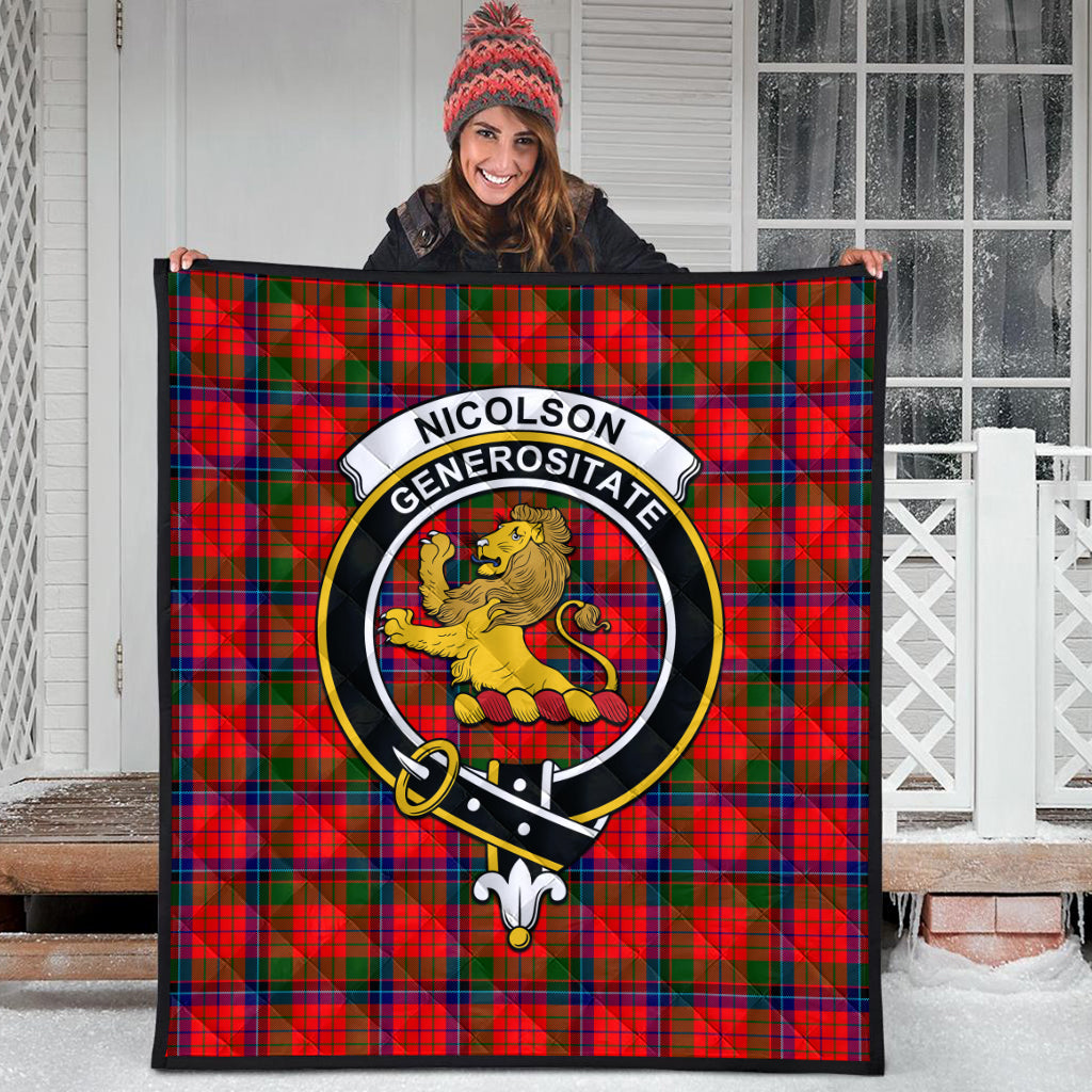 nicolson-modern-tartan-quilt-with-family-crest