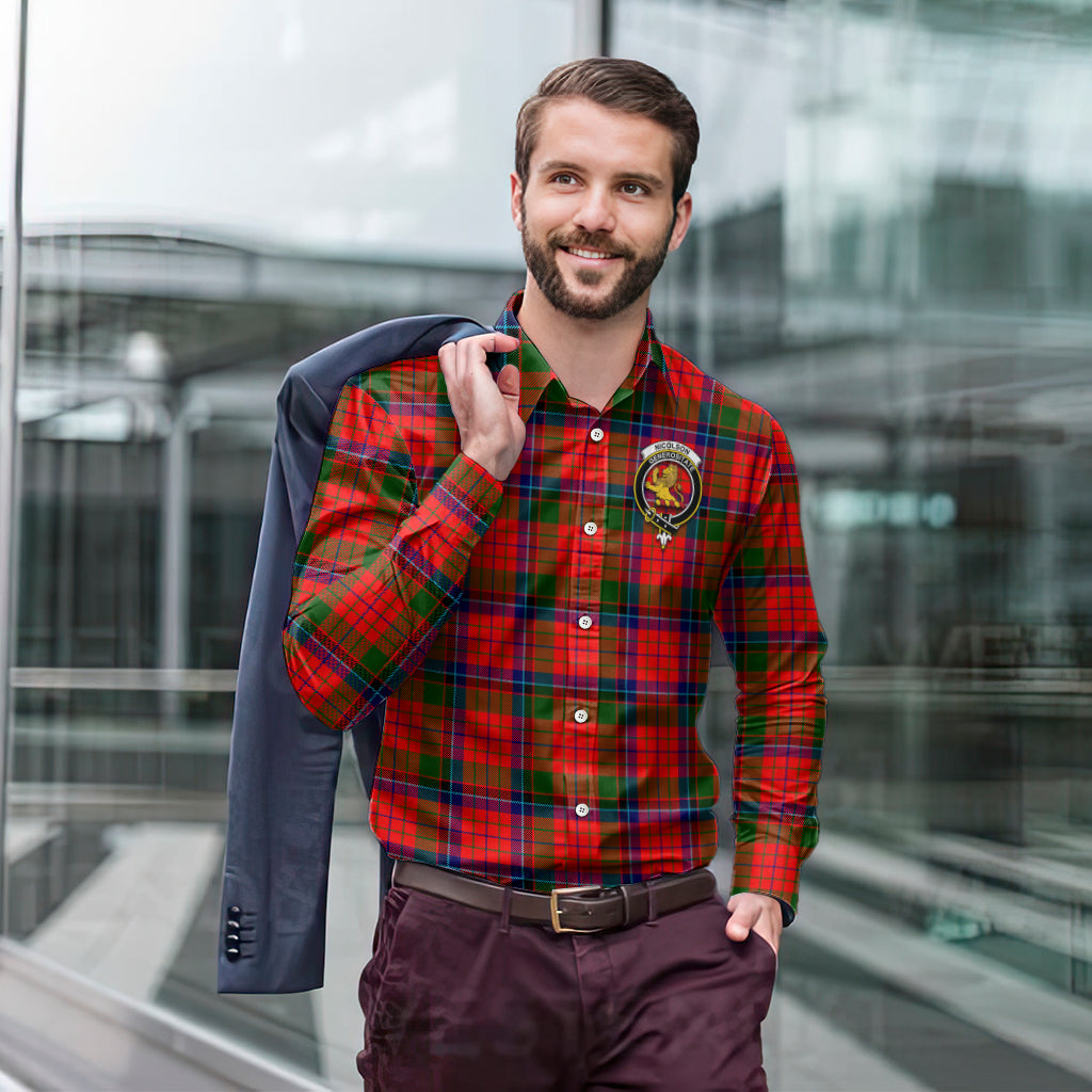 nicolson-modern-tartan-long-sleeve-button-up-shirt-with-family-crest