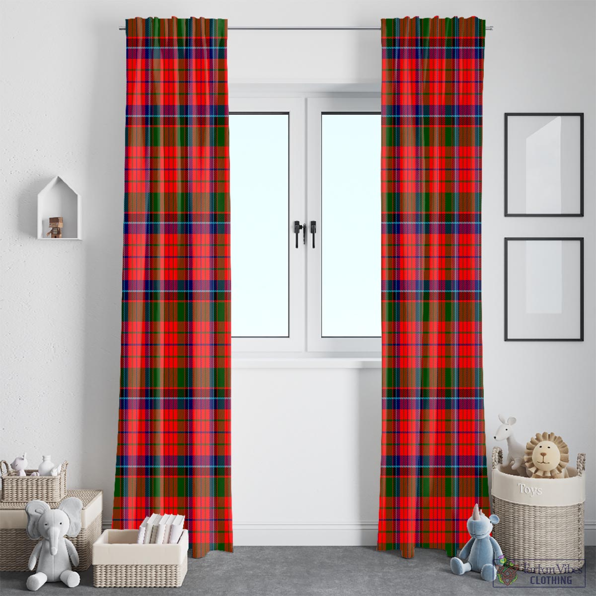 Nicolson Modern Tartan Window Curtain