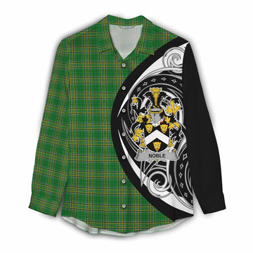Noble Irish Clan Women's Casual Shirt Celtic Circle Style Female - Tartan Vibes Clothing