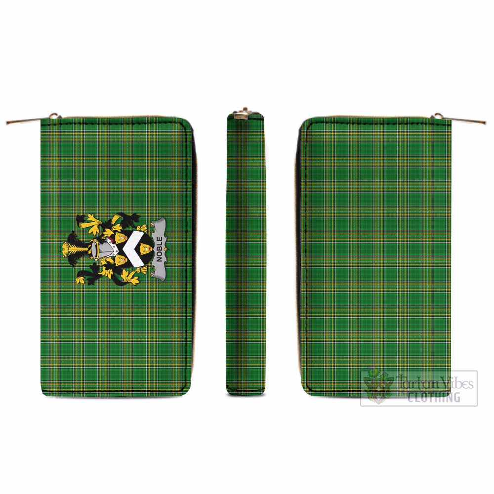 Noble Irish Clan Tartan Women's Leather Wallet with Coat of Arms - Tartan Vibes Clothing