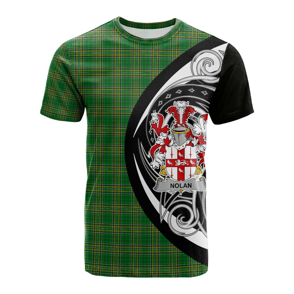 Nolan Irish Clan Cotton T-shirt Celtic Circle Style Kid's Shirt - Tartan Vibes Clothing