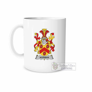 Norman Irish Clan Coat of Arms Ceramic Mug