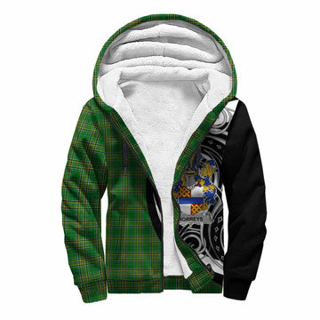 Norreys Irish Clan Sherpa Hoodie Celtic Circle Style Unisex S - Tartan Vibes Clothing
