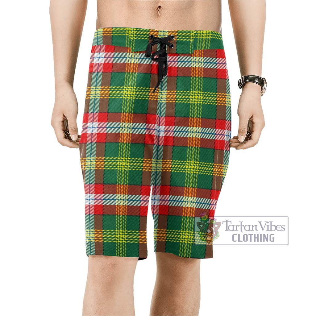 Northwest Territories Canada Tartan Men's Board Shorts Men - Tartan Vibes Clothing