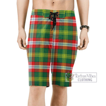 Northwest Territories Canada Tartan Men's Board Shorts